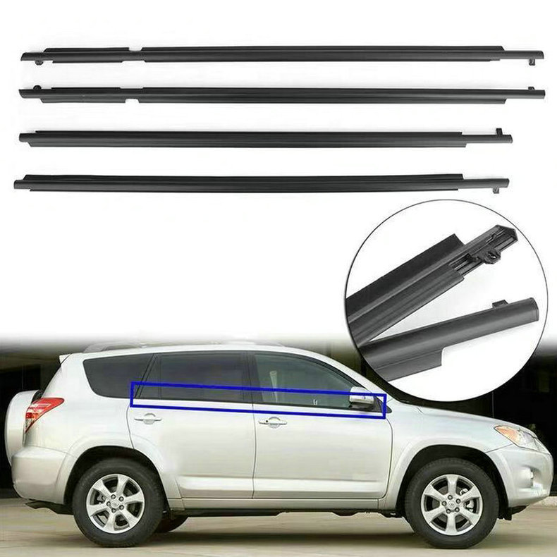 Suitable for Toyota RAV4 outer layering window outer layering car window cut water strip sealing water bar